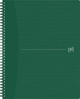 Oxford Origin spiraalschrift, ft A4+, 140 bladzijden, geruit 5 mm, groen Oxford Origin spiraalschrift, ft A4+, 140 bladzijden, geruit 5 mm, groen