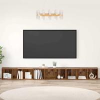 TV-kast 3 pcs Oud hout 37 x 35 x 107,5 cm Gelamineerd hout - thumbnail