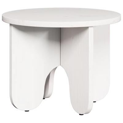 Salontafel 2 pcs Wit 39.5 x 39.5 x 30 cm Massief grenenhout