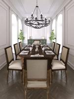 Searchlight Grote antieke kroonluchterCartwheel Ø 89cm - 8912-12BK - thumbnail