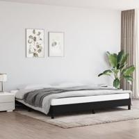 Bedframe zonder matras stof zwart 200x200 cm - thumbnail