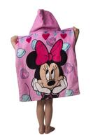 Minnie poncho 50 x 115 cm (roze) - thumbnail