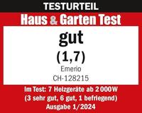 Emerio CH-128215 Convectorkachel Wit/Zwart - thumbnail