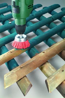 Bosch Accessoires Komstaalborstels voor boormachines - nylondraad met korund schuurmiddel K80, 50 mm - 2609256523 Bosch Accessoires Komstaalborstels voor boormachines - nylondraad met korund schuurmiddel K80, 50 mm - 2609256523