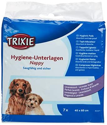 TRIXIE HYGIËNE-ONDERLEGGER NAPPY LAVENDELGEUR 60X40 CM 10X7 ST
