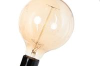 Bureaulamp Home ESPRIT Zwart Hars 50 W 220 V 35 x 21,7 x 29 cm - thumbnail