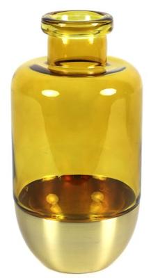 Countryfield vaas naomi mosterdgeel 25 cm | 4 stuks