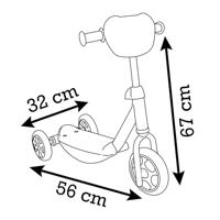 Smoby Gabby's Poppenhuis step met 3 wielen - thumbnail