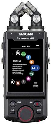 Tascam Portacapture X8 - draagbare multitrackrecorder met hoge resolutie