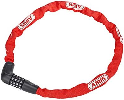 Abus 5805c/75 rood kettingslot - 4mm dik - 75cm lengte - thumbnail