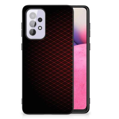 Samsung Galaxy A33 5G Back Case Geruit Rood Samsung Galaxy A33 5G Back Case Geruit Rood