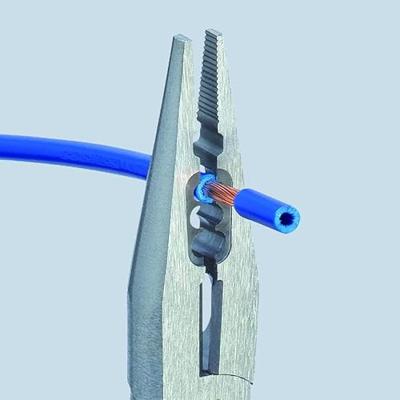 Knipex Bedradingstang | Meer-componentengrepen | Zwart geatramenteerd | Lengte 160 mm | Zelfbedieningskaart/blister - 13 02 160 SB
