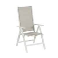 Hartman verstelbare dining tuinstoel troy royal white - thumbnail