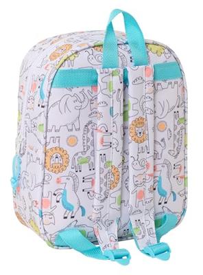 Schoolrugzak Safta Blauw Wit 22 x 27 x 10 cm