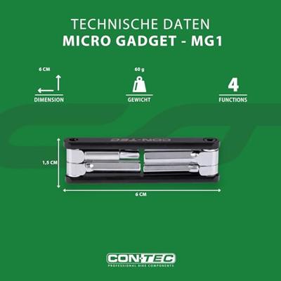 CONTEC multifunctie-tool "micro gadget - mg1" ct multifunction mg1 4 functions - thumbnail