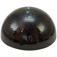 EUROLITE Half Mirror Ball 50cm black motorized - thumbnail