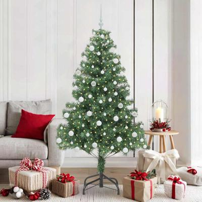 VidaXL Kerstboom met 300 led met standaard groen 180 cm pvc VidaXL Kerstboom met 300 led met standaard groen 180 cm pvc