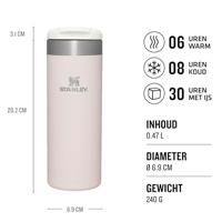 STANLEY - The Aerolight - Transit mug 0,47l Rose Quartz Metallic - thumbnail
