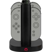 Oplaadstation - KONIX - 2 paar Joy-Con-controllers - LED-oplaadindicator - USB-A-aansluiting - Zwart - thumbnail