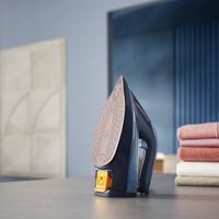 Philips DST8020/20 strijkijzer Stoomstrijkijzer SteamGlide Elite-zoolplaat 3000 W Blauw - thumbnail