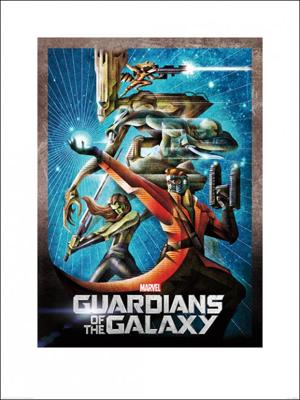 Kunstdruk Guardians of the Galaxy - Orb 60x80cm