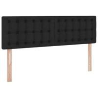 Opbergbed met matras met matras Zwart 140 x 190 cm Bewerkt hout - thumbnail