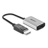 Lindy 41094 video kabel adapter 0,11 m DisplayPort HDMI Grijs - thumbnail
