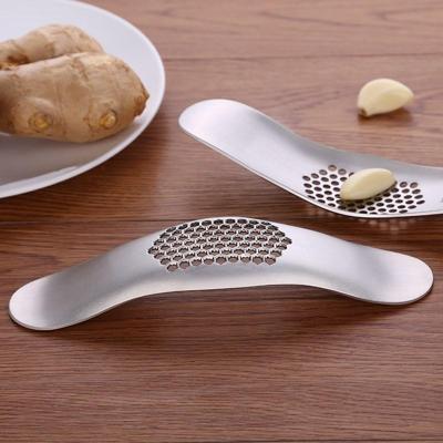 SSGP keuken gereedschap handleiding 304 RVS geborsteld textuur knoflook Presser