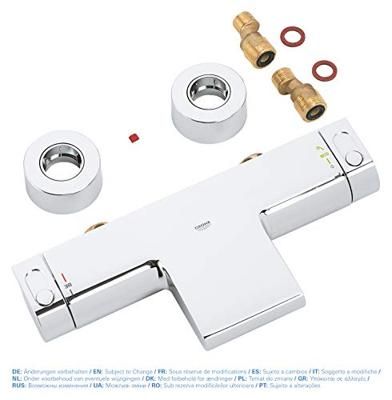 GROHE Grohtherm 2000 badkraan thermostatisch met koppelingen chroom 34174001