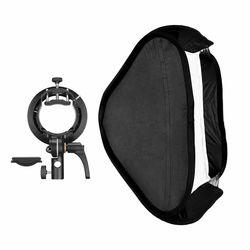 Godox S2 type Bracket Bowens + Softbox 80x80cm