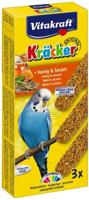 Vitakraft Vogel parkietenkracker honing/sesam 3in1 Gebr. de Boon - Gebr de boon - thumbnail
