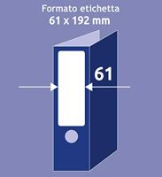 Avery Zweckform L4761-25 ordnerrugetiketten ft 19,2 x 6,1 cm (b x h), 100 etiketten, wit - thumbnail