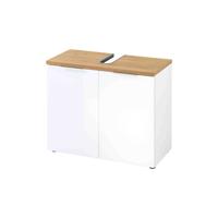 Wastafelkast Palma Eiken Wit - thumbnail