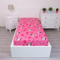 Minnie Mouse Hoeslaken roze - 90 x 200 cm - thumbnail