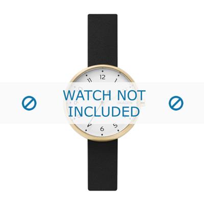 Horlogeband Skagen SKW2626 Leder Zwart 14mm Horlogeband Skagen SKW2626 Leder Zwart 14mm