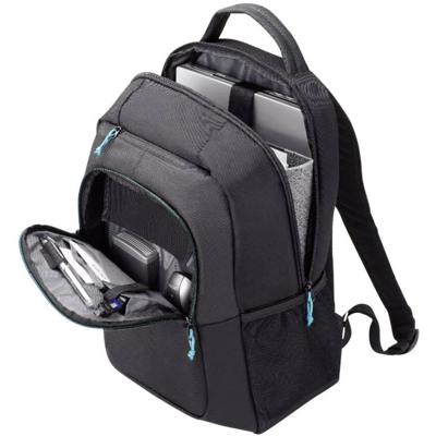 Dicota laptoprugzak Spin, voor laptops tot 15,6 inch, zwart