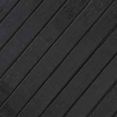 Vloerkleed rechthoekig 100x1000 cm bamboe grijs
