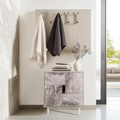 hjh LIVING Dressoir Lykkja (wit/marmer)