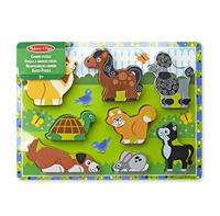 Melissa & Doug houten puzzel huisdieren - thumbnail