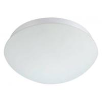 LED Plafondlamp met Bewegingssensor - 360° Sensor - E27 Fitting - Opbouw - Ovaal - Mat Wit - Glas - thumbnail