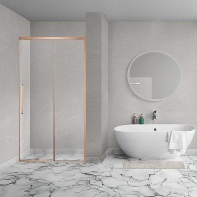 Nisdeur Sanivo Nova Soft Close 160x200 cm Geborsteld Brons Helder Nano 8 mm