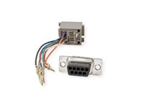 ROLINE DB9 male-RJ45 female 8P/8C 8 aders., zilver - thumbnail