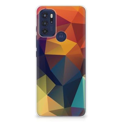 Motorola Moto G60s | TPU Hoesje | Polygon Color Motorola Moto G60s | TPU Hoesje | Polygon Color