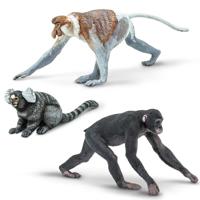 Safari speelfiguren Primaten Toob junior 10 delig - thumbnail