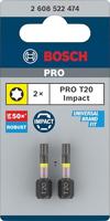 Bosch Accessories 2608522474 T-bit 2-delig T-profiel - thumbnail