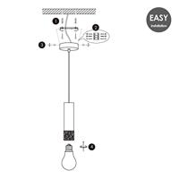 Besselink licht F571012-01 plafondverlichting Bruin LED A - thumbnail