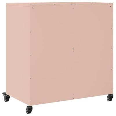 Dressoir 68,5x39x72 cm staal roze