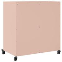 Dressoir 68,5x39x72 cm staal roze - thumbnail