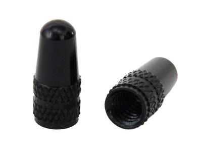 Radon 1 Pair of Black Valve Caps