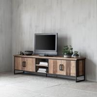 DTP Home TV-meubel 'Beam' Teakhout, 220cm, kleur Naturel - thumbnail